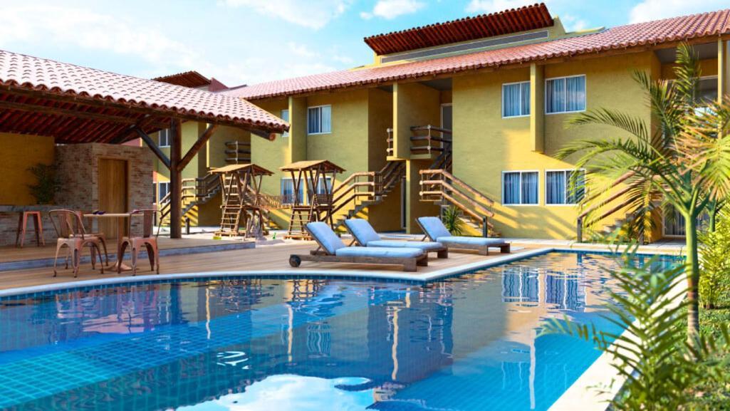 Casa Na Praia Com Piscina Luis Correia Exterior photo